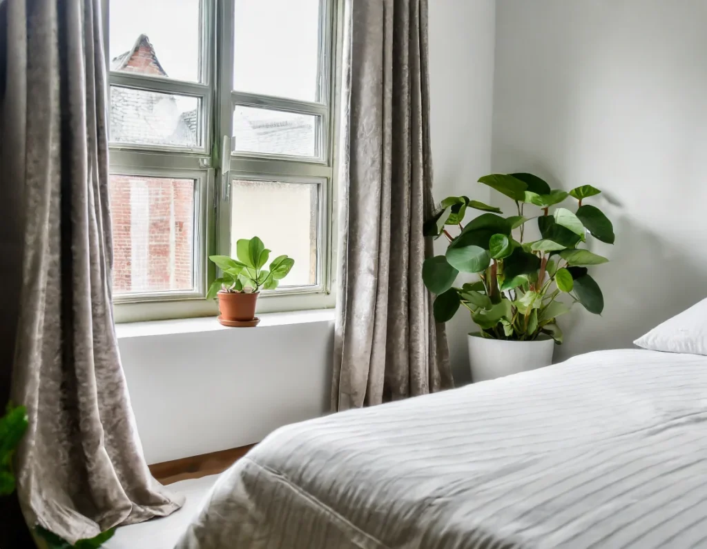 bedroom greenery