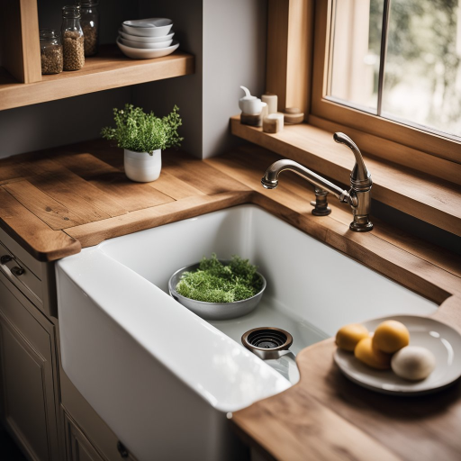 farmhouse sink